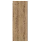 VidaXL Tv-meubel 30,5x30x90 cm bewerkt hout artisanaal eikenkleurig
