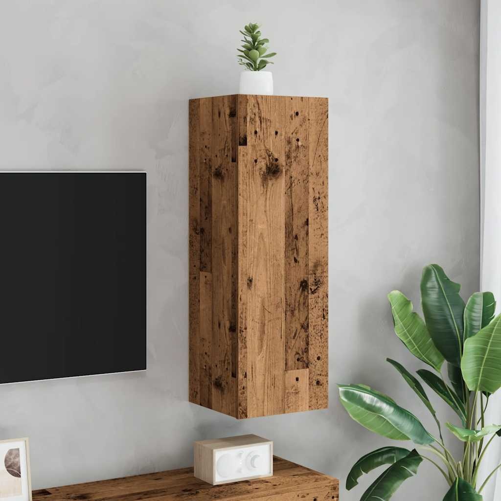 VidaXL Tv-meubel 30,5x30x90 cm bewerkt hout oud houtkleurig