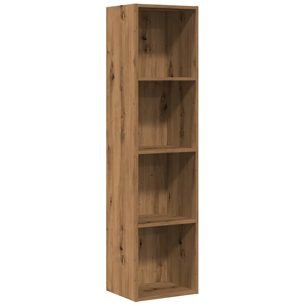 VidaXL Boekenkast/tv-meubel 36x30x143cm bewerkt hout artisanaal eiken