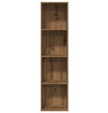 VidaXL Boekenkast/tv-meubel 36x30x143cm bewerkt hout artisanaal eiken