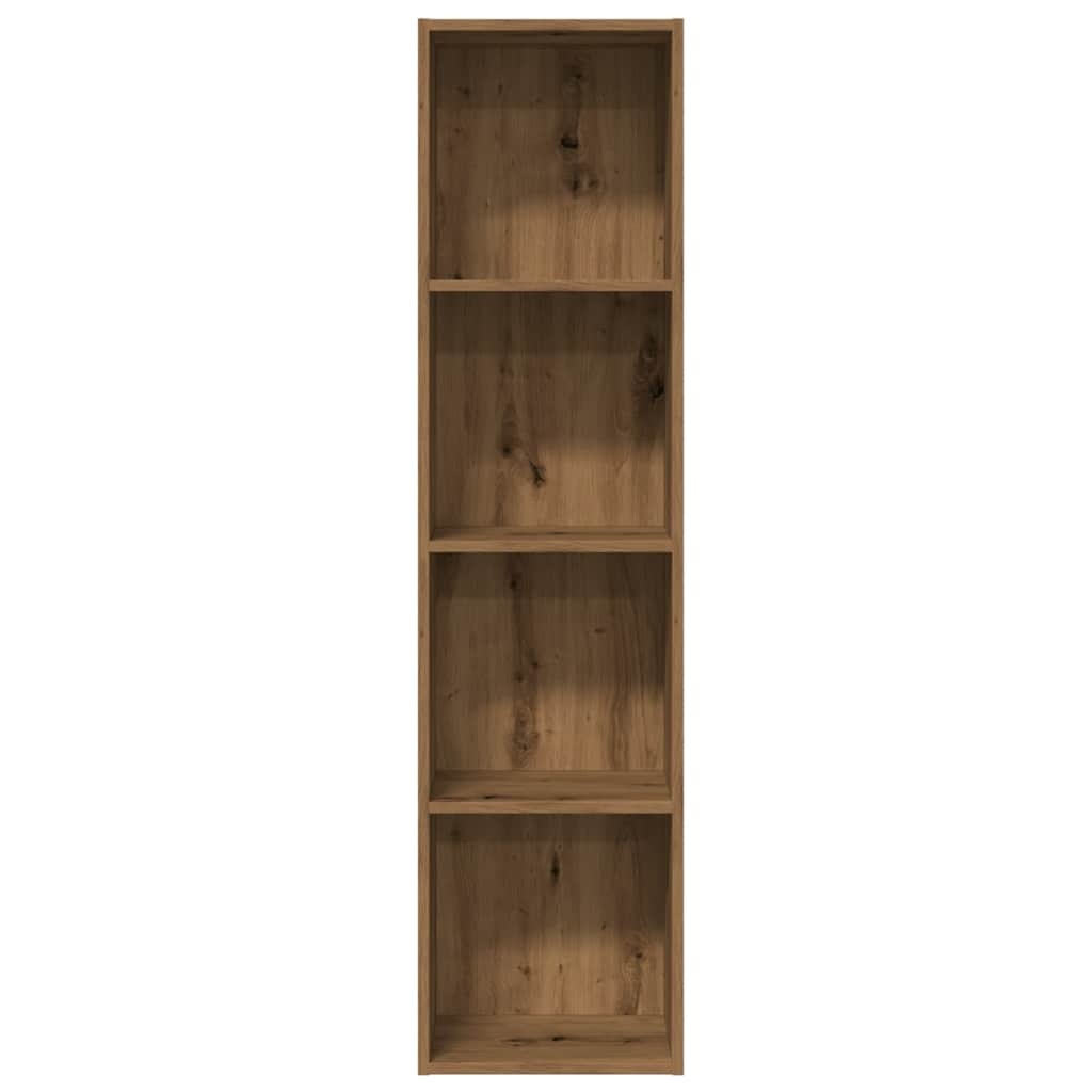VidaXL Boekenkast/tv-meubel 36x30x143cm bewerkt hout artisanaal eiken