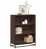 VidaXL Boekenkast 80,5x35x107,5 cm bewerkt hout bruin eikenkleur