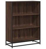 VidaXL Boekenkast 80,5x35x107,5 cm bewerkt hout bruin eikenkleur