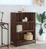 VidaXL Boekenkast 80,5x35x107,5 cm bewerkt hout bruin eikenkleur