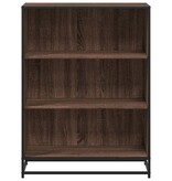 VidaXL Boekenkast 80,5x35x107,5 cm bewerkt hout bruin eikenkleur