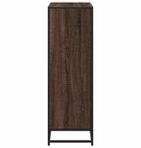 VidaXL Boekenkast 80,5x35x107,5 cm bewerkt hout bruin eikenkleur