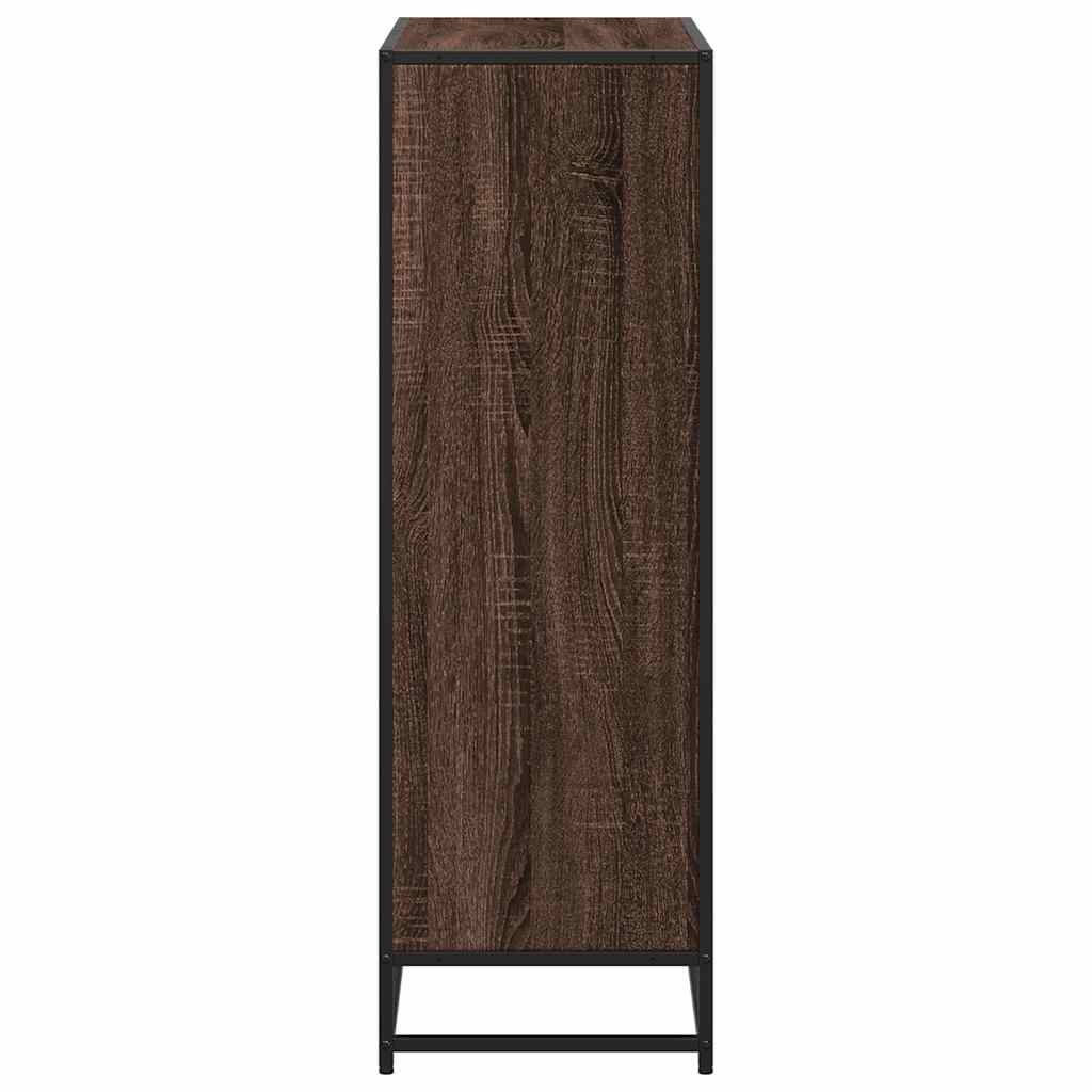 VidaXL Boekenkast 80,5x35x107,5 cm bewerkt hout bruin eikenkleur