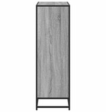 VidaXL Boekenkast 80,5x35x107,5cm bewerkt hout grijs sonoma eikenkleur