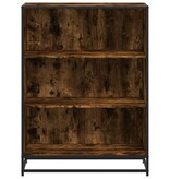 VidaXL Boekenkast 80,5x35x107,5 cm bewerkt hout gerookt eikenkleurig
