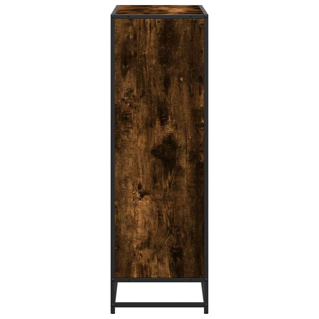 VidaXL Boekenkast 80,5x35x107,5 cm bewerkt hout gerookt eikenkleurig