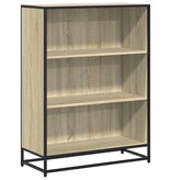 VidaXL Boekenkast 80,5x35x107,5 cm bewerkt hout sonoma eikenkleurig