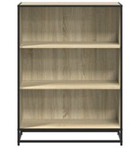 VidaXL Boekenkast 80,5x35x107,5 cm bewerkt hout sonoma eikenkleurig