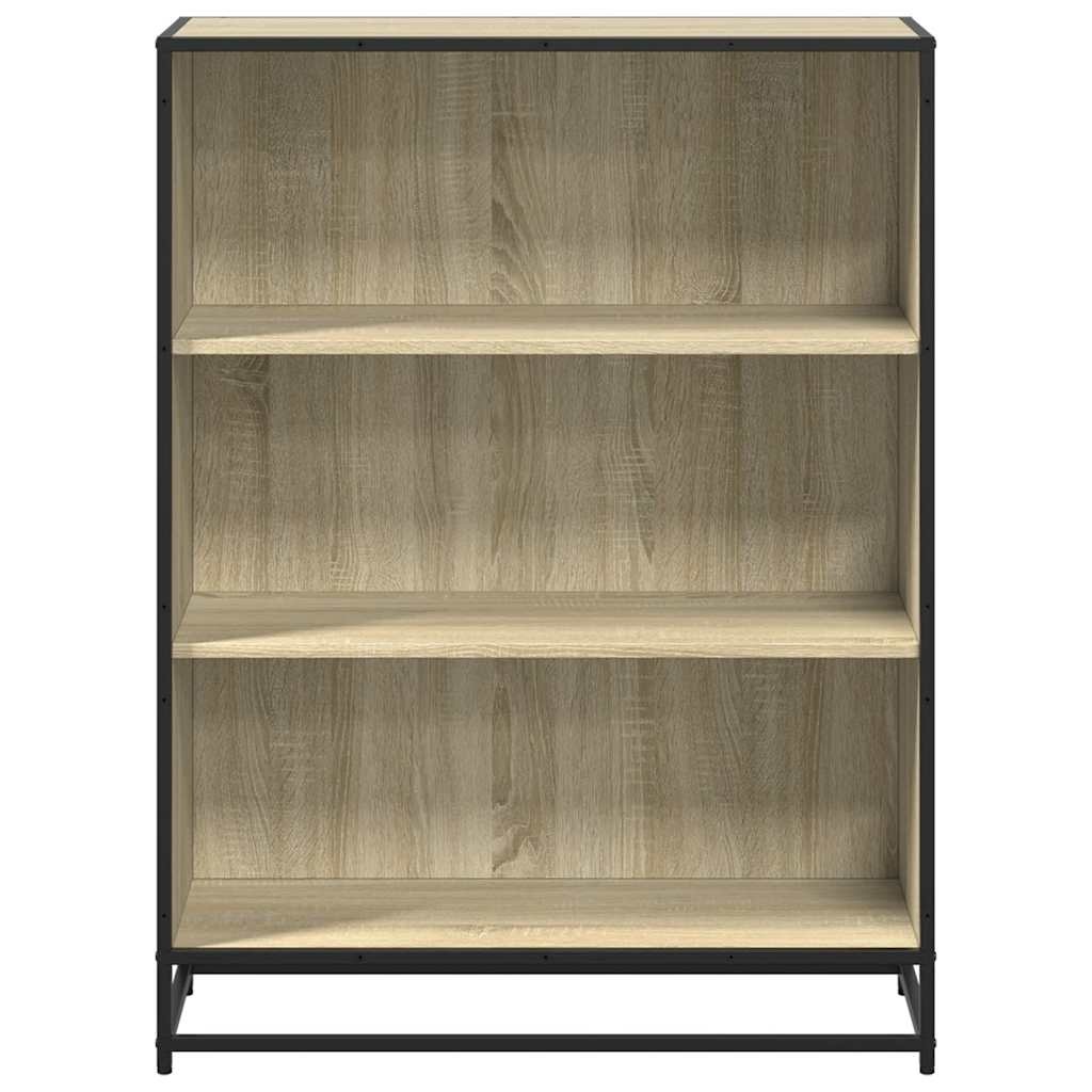VidaXL Boekenkast 80,5x35x107,5 cm bewerkt hout sonoma eikenkleurig