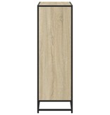 VidaXL Boekenkast 80,5x35x107,5 cm bewerkt hout sonoma eikenkleurig