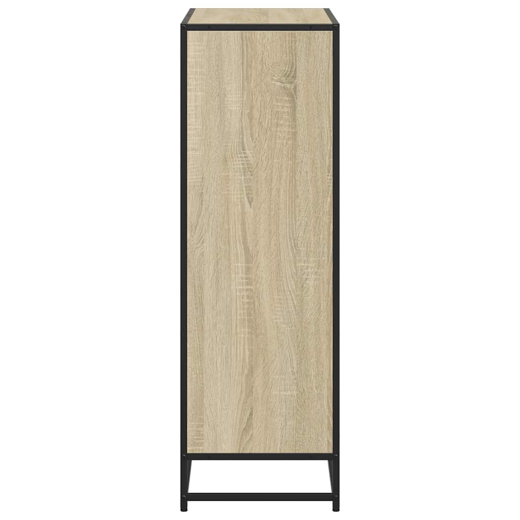 VidaXL Boekenkast 80,5x35x107,5 cm bewerkt hout sonoma eikenkleurig