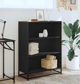 VidaXL Boekenkast 80,5x35x107,5 cm bewerkt hout zwart