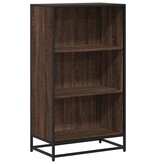 VidaXL Boekenkast 60x35x107,5 cm bewerkt hout bruin eikenkleur