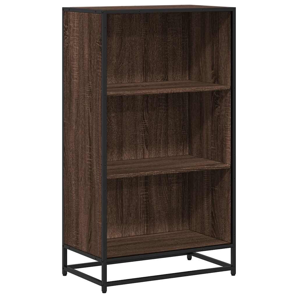 VidaXL Boekenkast 60x35x107,5 cm bewerkt hout bruin eikenkleur