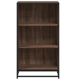 VidaXL Boekenkast 60x35x107,5 cm bewerkt hout bruin eikenkleur