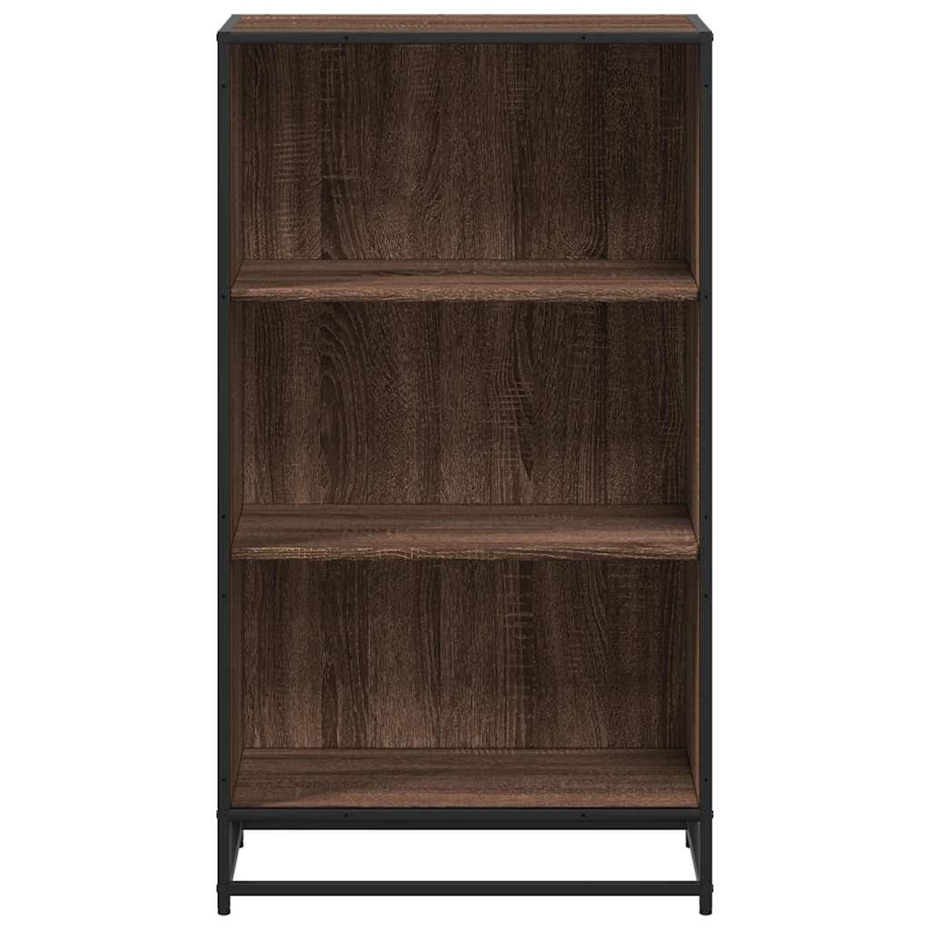 VidaXL Boekenkast 60x35x107,5 cm bewerkt hout bruin eikenkleur