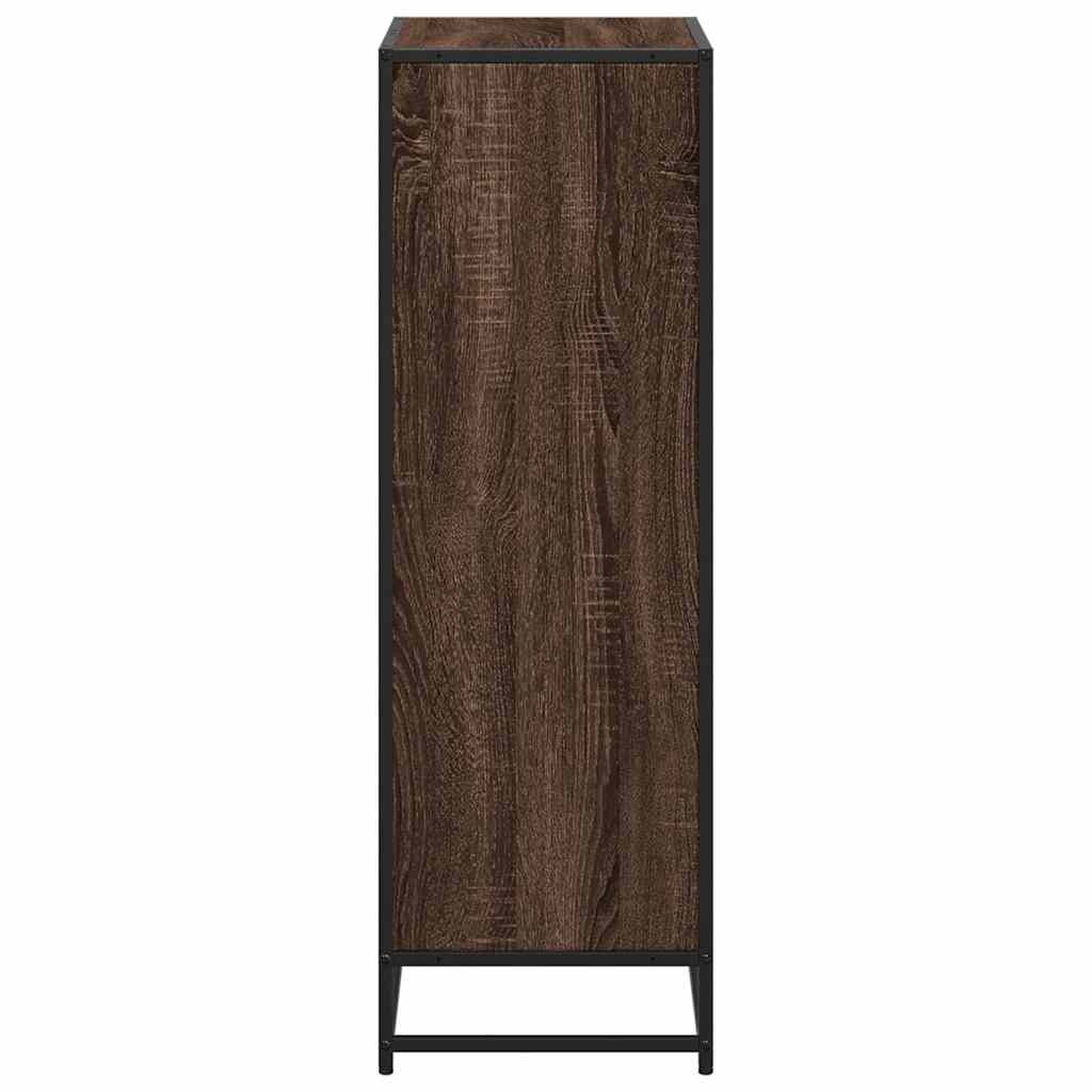 VidaXL Boekenkast 60x35x107,5 cm bewerkt hout bruin eikenkleur
