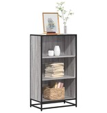 VidaXL Boekenkast 60x35x107,5 cm bewerkt hout grijs sonoma eikenkleur