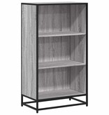 VidaXL Boekenkast 60x35x107,5 cm bewerkt hout grijs sonoma eikenkleur