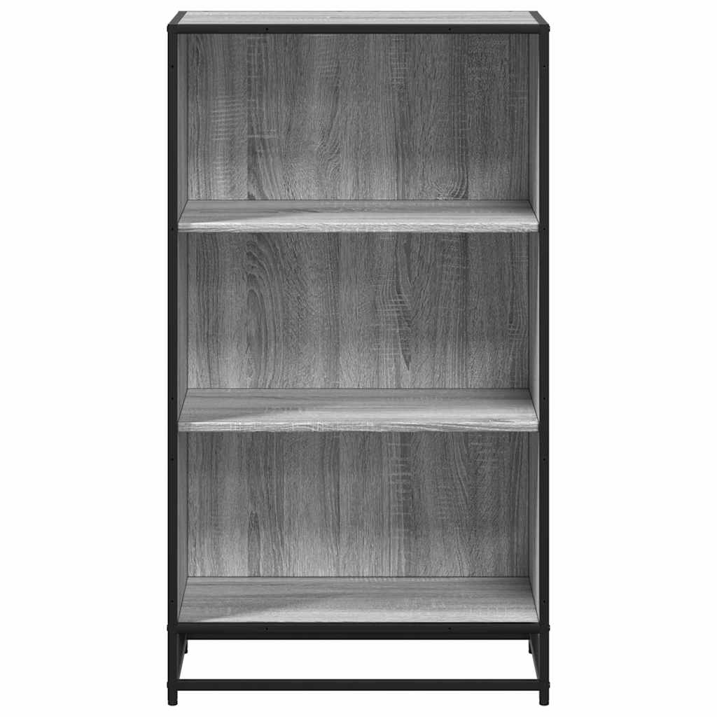 VidaXL Boekenkast 60x35x107,5 cm bewerkt hout grijs sonoma eikenkleur