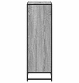 VidaXL Boekenkast 60x35x107,5 cm bewerkt hout grijs sonoma eikenkleur