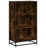 VidaXL Boekenkast 60x35x107,5 cm bewerkt hout gerookt eikenkleurig