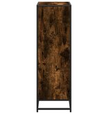 VidaXL Boekenkast 60x35x107,5 cm bewerkt hout gerookt eikenkleurig