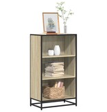 VidaXL Boekenkast 60x35x107,5 cm bewerkt hout sonoma eikenkleurig