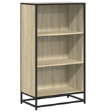 VidaXL Boekenkast 60x35x107,5 cm bewerkt hout sonoma eikenkleurig