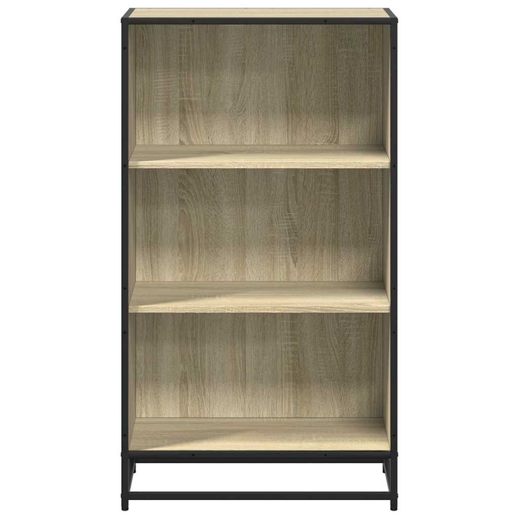 VidaXL Boekenkast 60x35x107,5 cm bewerkt hout sonoma eikenkleurig