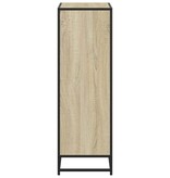 VidaXL Boekenkast 60x35x107,5 cm bewerkt hout sonoma eikenkleurig