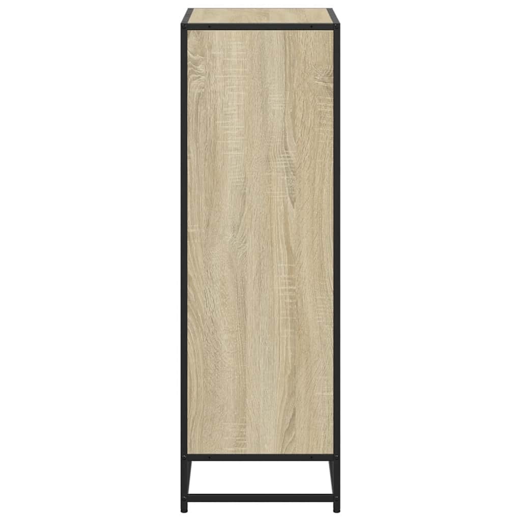 VidaXL Boekenkast 60x35x107,5 cm bewerkt hout sonoma eikenkleurig