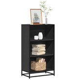 VidaXL Boekenkast 60x35x107,5 cm bewerkt hout zwart