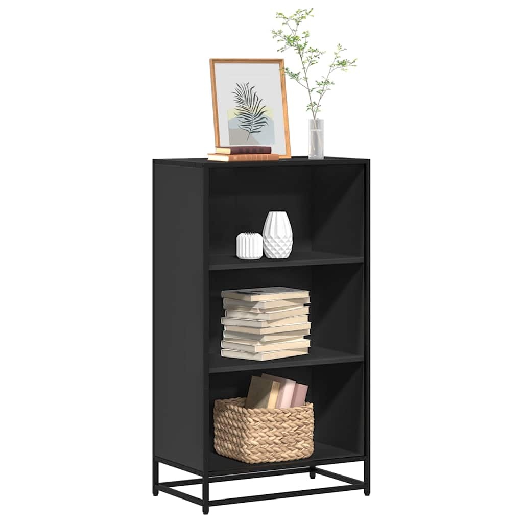 VidaXL Boekenkast 60x35x107,5 cm bewerkt hout zwart
