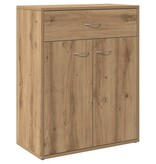 VidaXL Dressoir 60x30x75 cm bewerkt hout artisanaal eikenkleurig