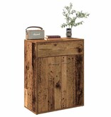 VidaXL Dressoir 60x30x75 cm bewerkt hout oud houtkleurig