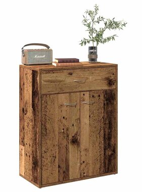 VidaXL Dressoir 60x30x75 cm bewerkt hout oud houtkleurig