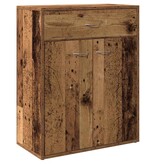 VidaXL Dressoir 60x30x75 cm bewerkt hout oud houtkleurig