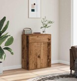VidaXL Dressoir 60x30x75 cm bewerkt hout oud houtkleurig