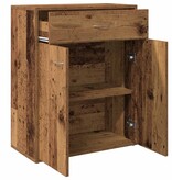 VidaXL Dressoir 60x30x75 cm bewerkt hout oud houtkleurig