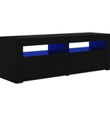 VidaXL Tv-meubel met LED-verlichting 120x35x40 cm zwart