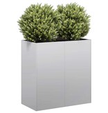 VidaXL Plantenbak 80x40x80 cm gegalvaniseerd staal