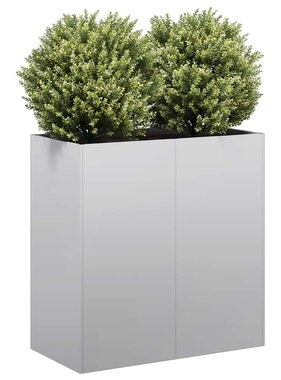 VidaXL Plantenbak 80x40x80 cm gegalvaniseerd staal
