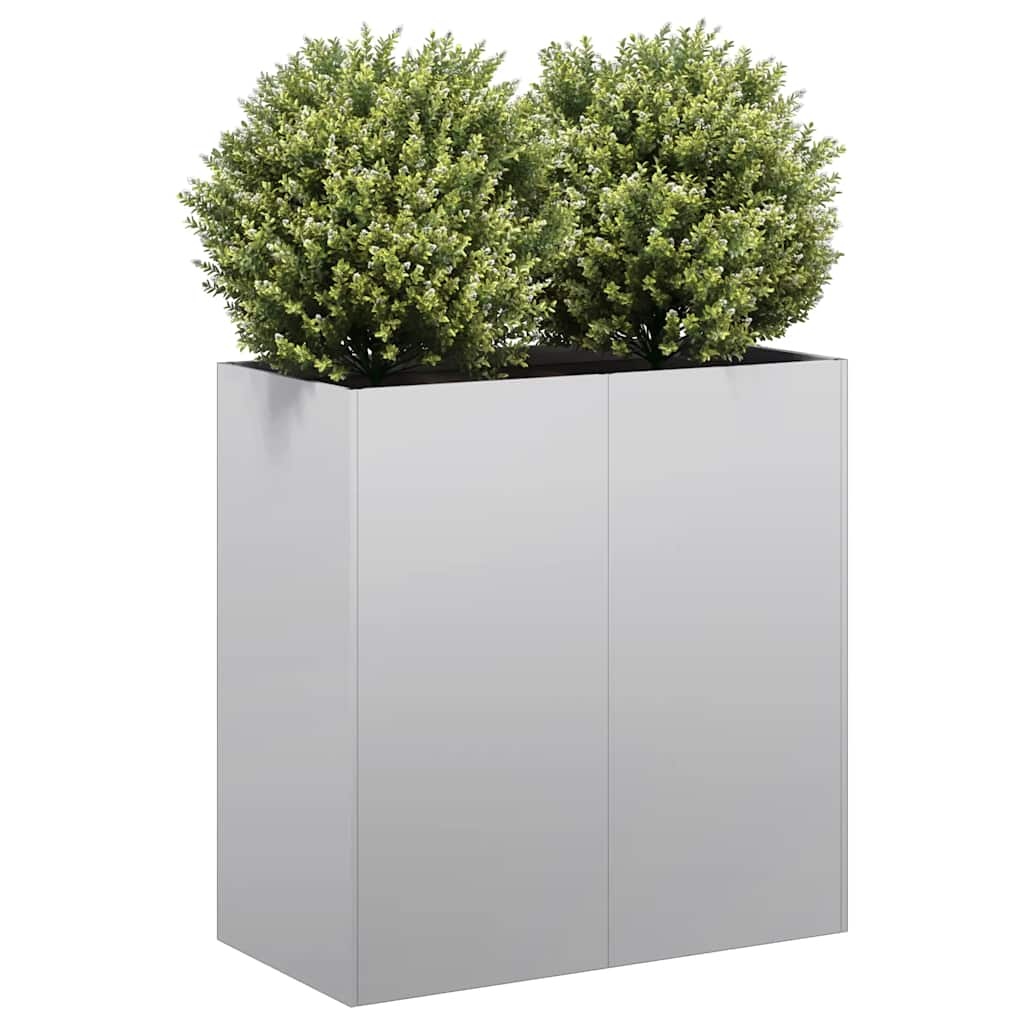 VidaXL Plantenbak 80x40x80 cm gegalvaniseerd staal