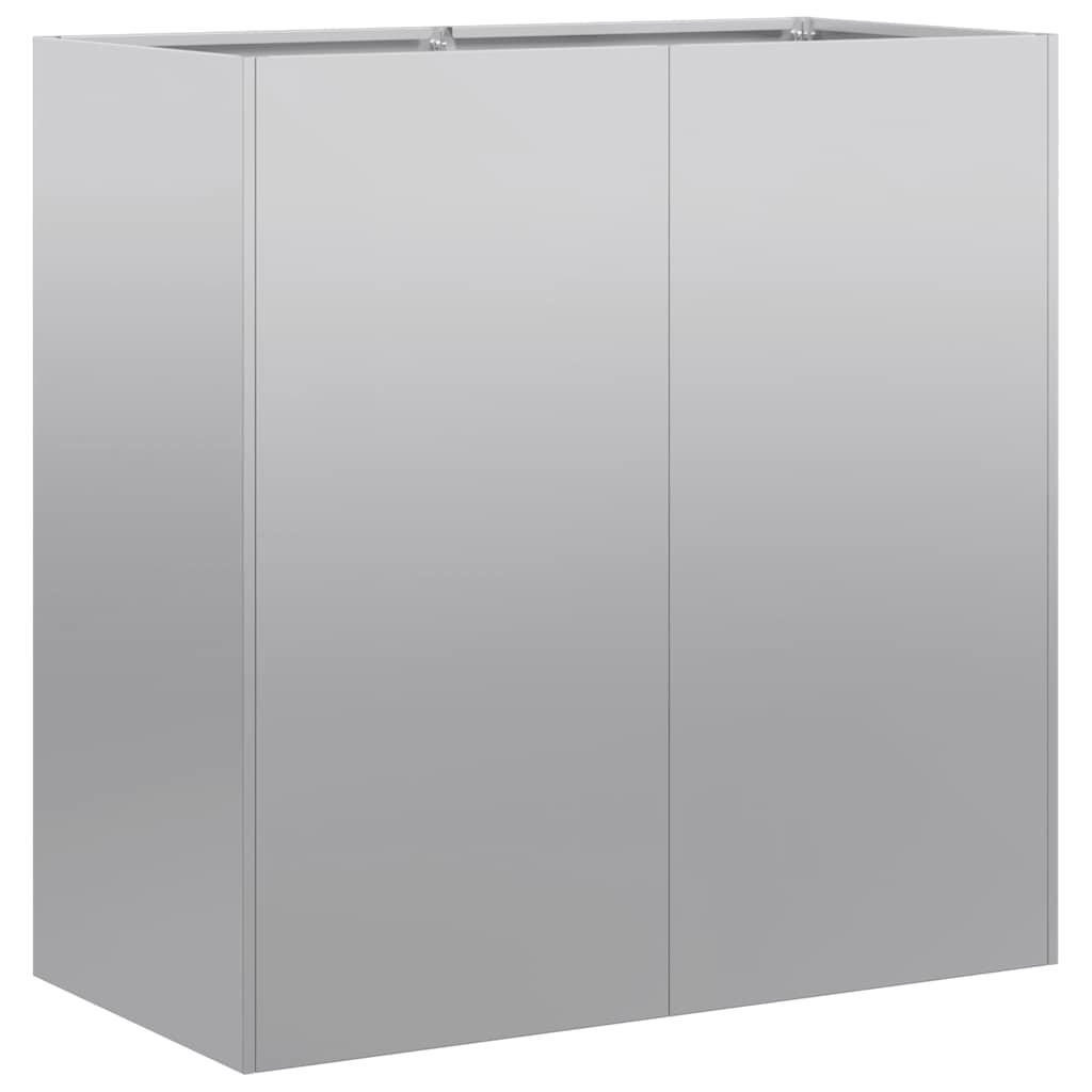 VidaXL Plantenbak 80x40x80 cm gegalvaniseerd staal