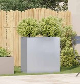 VidaXL Plantenbak 80x40x80 cm gegalvaniseerd staal